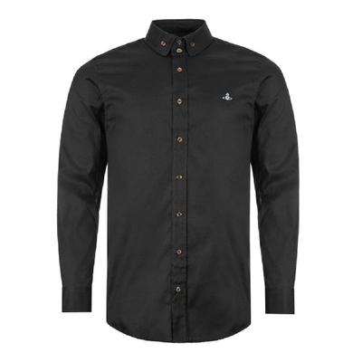 Shop Vivienne Westwood Shirt Button Down In Black