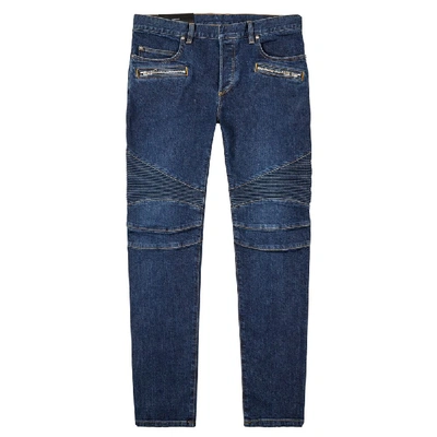 Shop Balmain Jeans – Blue Denim