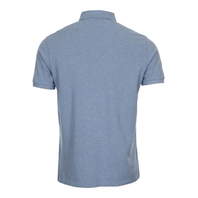 Shop Ralph Lauren Custom Slim Fit Polo Shirt In Blue