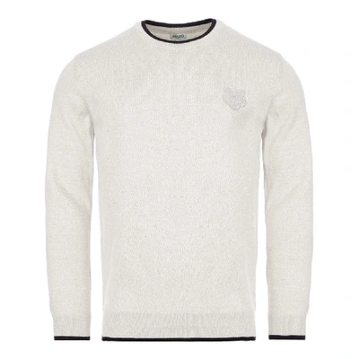 Shop Kenzo Sweatshirt Tiger Crest In Grey