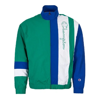 Shop Champion Track Jacket In Green