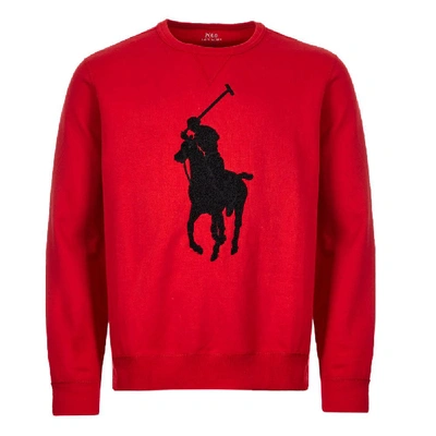 Ralph Lauren Big Pony Double-knit Sweatshirt In Red | ModeSens