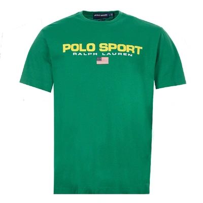 Shop Ralph Lauren T-shirt Polo Sport In Green