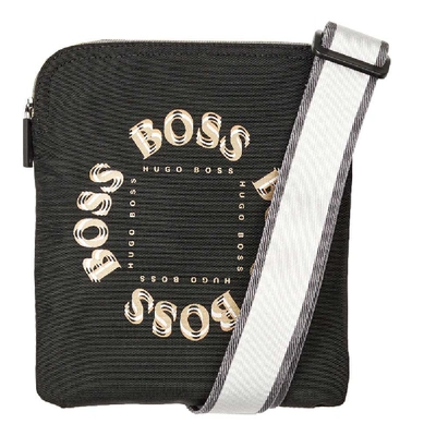 Shop Hugo Boss Bodywear Cross Body Bag Pixel In Black