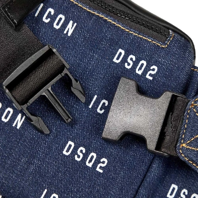 Shop Dsquared2 Belt Bag In Blue