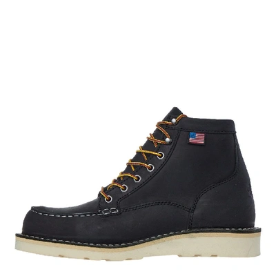 Shop Danner Bull Run Moc Toe Boots In Black