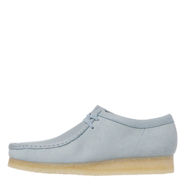 clarks wallabees blue