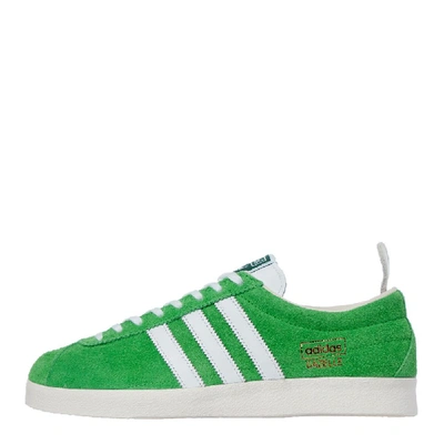 Shop Adidas Originals Gazelle Vintage Trainers In Green