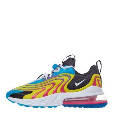 Shop Nike Air Max 270 React Eng Trainers – Blue / White / Yellow