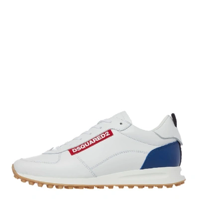 Dsquared2 Dsquared New Runner Hiking Sneakers In White Leather | ModeSens
