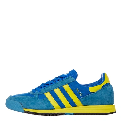 Shop Adidas Originals Sl80 Trainers In Blue