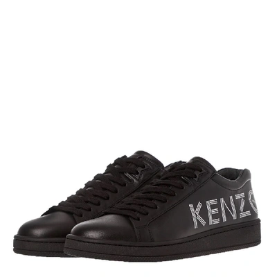 Shop Kenzo Tennix Trainers In Black