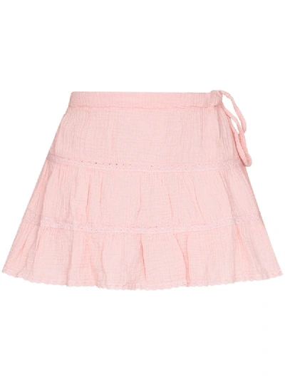 Shop Honorine Jane Tiered Skirt In Pink
