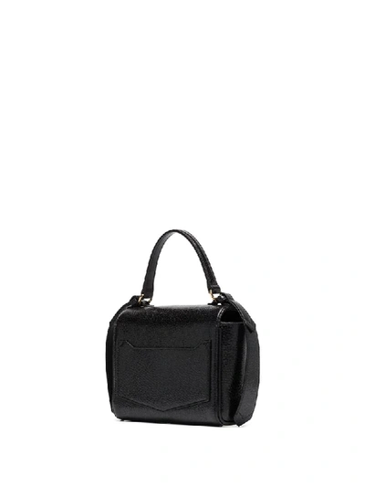 Shop Givenchy Eden Leather Mini Bag In Black