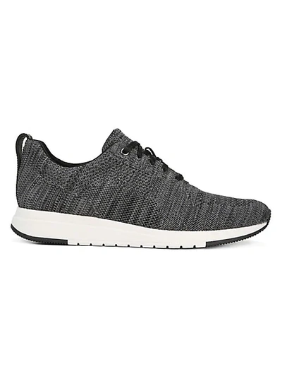 Shop Vince Palo Knit Sneakers In Grey
