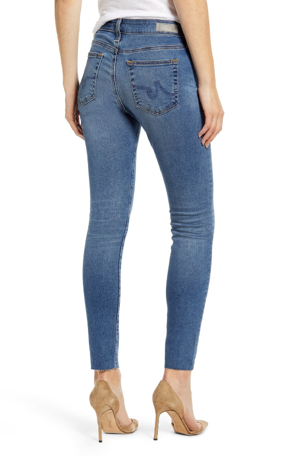 Ag The Farrah High Waist Ankle Skinny Jeans In 13 Years Flowin | ModeSens