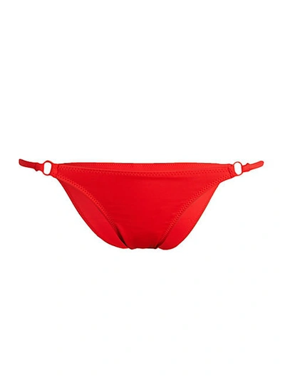 Shop Solid & Striped The Tilda Bikini Bottoms In All Red