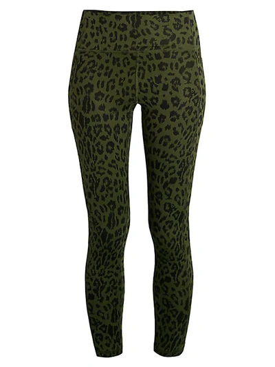 Shop X By Gottex Mia Leopard Ankle Leggings In Jungle Leopard