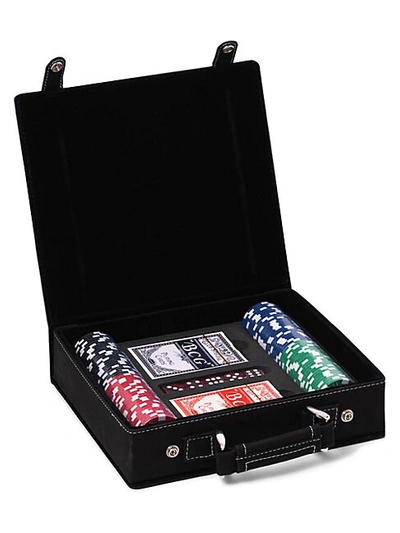 Shop Bey-berk Poker Set Case In Black