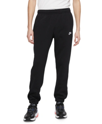 Shop Nike Men's Sportswear Club Fleece Pants In Black