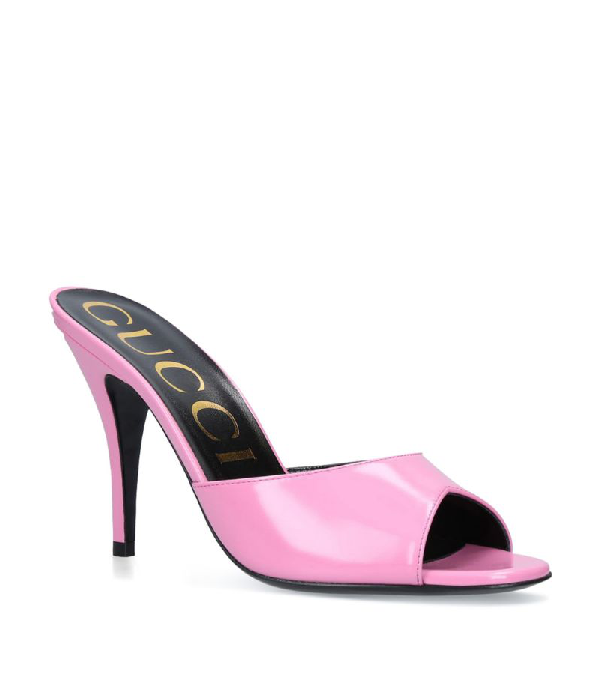 pink gucci mules