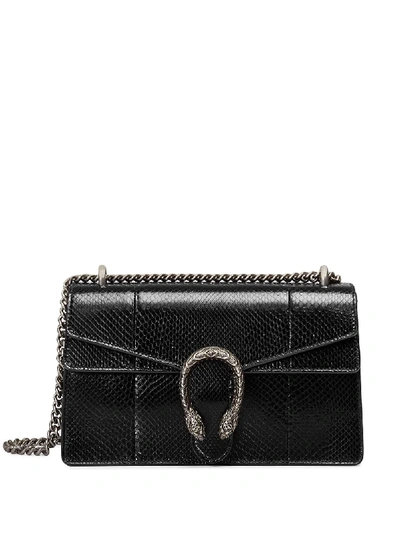 Shop Gucci Dionysus Shoulder Bag In Black