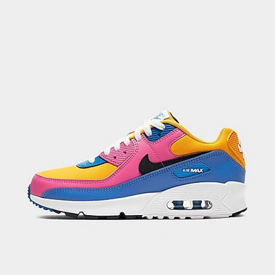 Shop Nike Big Kids' Air Max 90 Casual Shoes In Blue