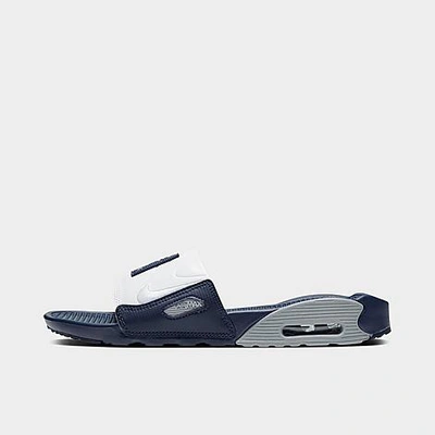 Shop Nike Women's Air Max 90 Slide Sandals In White/black