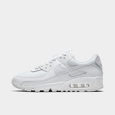 Shop Nike Women's Air Max 90 Twist Casual Shoes In White