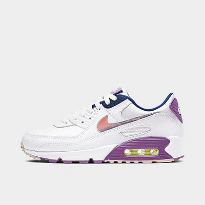 Shop Nike Women's Air Max 90 Se Casual Shoes In White