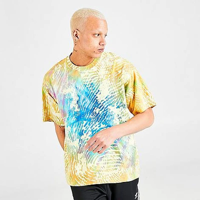 Shop Adidas Originals Adidas Men's X Pharrell Williams Mm Fan T-shirt In Yellow