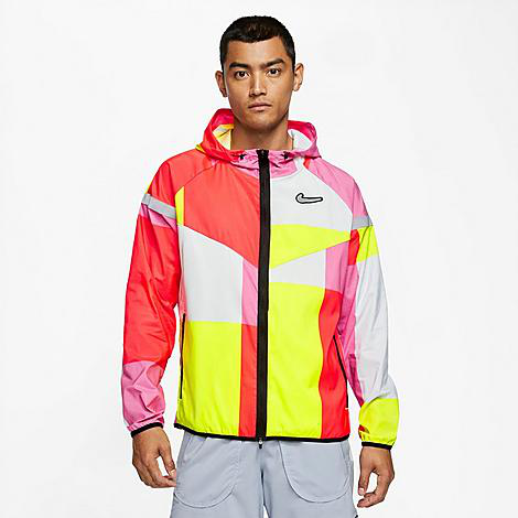 nike running run wild pack windrunner jacket in multicolour