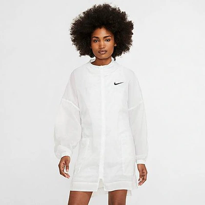Shop Nike Women's Sportswear Indio Woven Jacket In White
