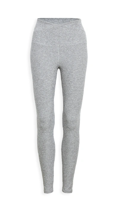 Shop Beyond Yoga At Your Leisure Leggings In Silver Mist