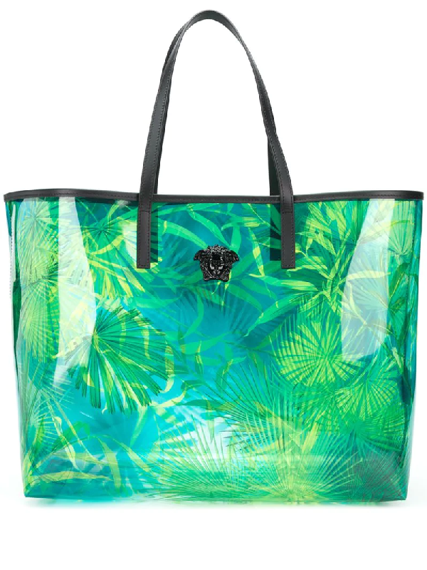 versace transparent bag