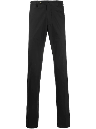 Shop Pt01 Tailored Skinny Trousers In Black