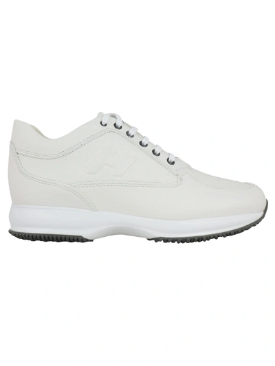 Shop Hogan Leather Sneaker In White