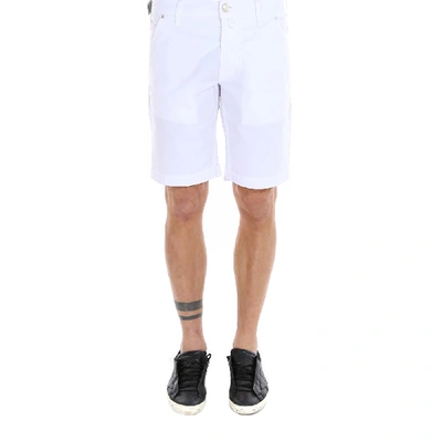 Shop Jacob Cohen Bermuda Shorts In White