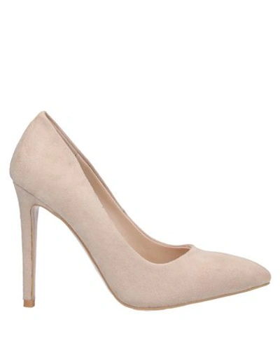 Shop Public Desire Pump In Beige