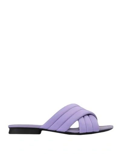 Shop Camper Sandals In Lilac