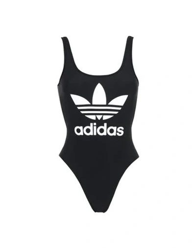 Shop Adidas Originals Swim Costumes In Black