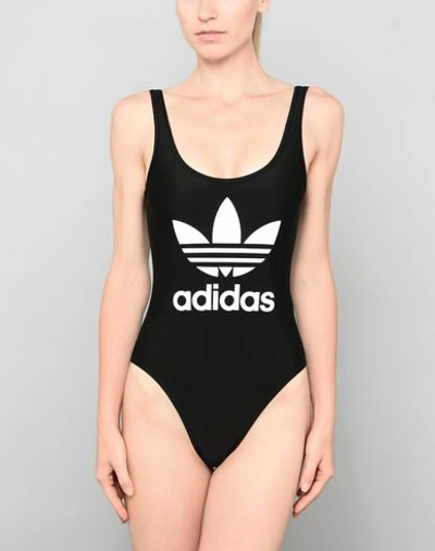 Shop Adidas Originals Swim Costumes In Black