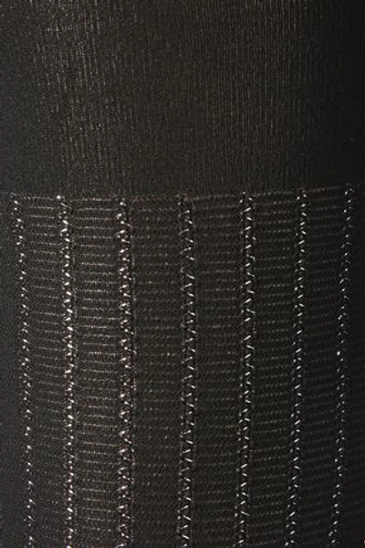 Shop Wolford Sparkle Metallic Pinstriped 40 Denier Socks In Black