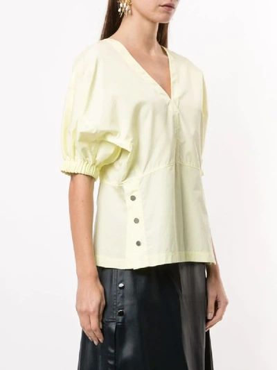 Shop 3.1 Phillip Lim / フィリップ リム Side Stud Blouse In Yellow