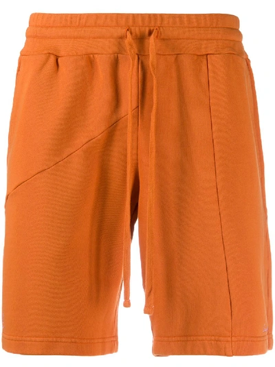 Shop Retrosuperfuture X Dc Deconstructed Terry Shorts In Orange