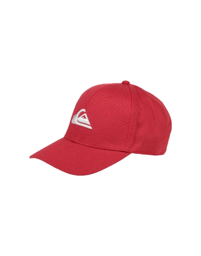 Shop Quiksilver Hats In Red