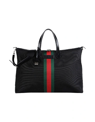Shop Gucci Travel & Duffel Bag In Black
