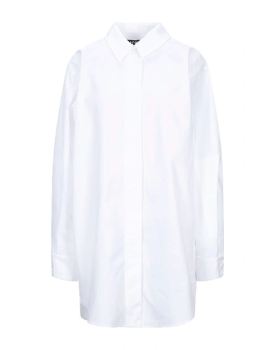 Shop Jacquemus Solid Color Shirts & Blouses In White
