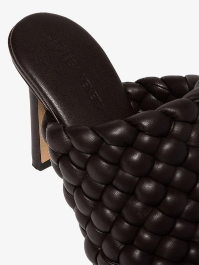 Shop Bottega Veneta Brown Bv Curve 95 Leather Sandals