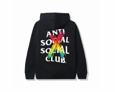 Pre-owned Anti Social Social Club  Cancelled Hoodie Black